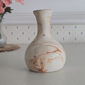 Nemadji Pottery Native American Clay Aztec Vase Made-in-USA LIKE-NEW